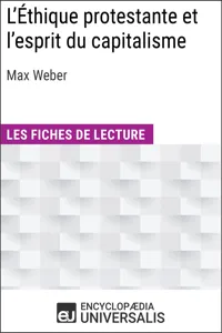 L'Éthique protestante et l'esprit du capitalisme de Max Weber_cover