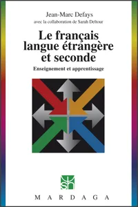 Le français langue étrangère et seconde_cover