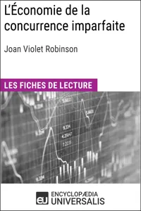 L'Économie de la concurrence imparfaite de Joan Violet Robinson_cover