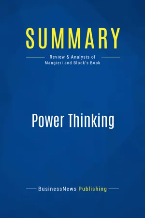 Summary: Power Thinking