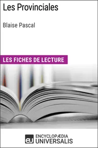 Les Provinciales de Blaise Pascal_cover
