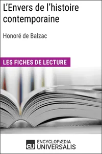 L'Envers de l'histoire contemporaine d'Honoré de Balzac_cover