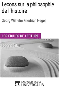 Leçons sur la philosophie de l'histoire de Hegel_cover