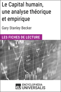 Le Capital humain, une analyse théorique et empirique de Gary Stanley Becker_cover