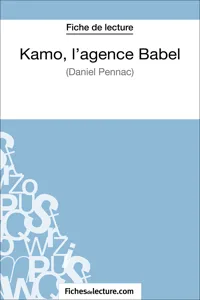 Kamo, l'agence Babel de Daniel Pennac_cover