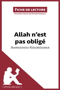 Allah n'est pas obligé d'Ahmadou Kourouma_cover