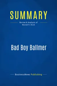 Summary: Bad Boy Ballmer_cover