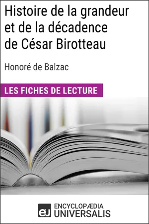 Histoire de la grandeur et de la décadence de César Birotteau d'Honoré de Balzac