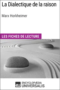 La Dialectique de la raison de Marx Horkheimer_cover