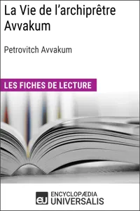 La Vie de l'archiprêtre Avvakum de Petrovitch Avvakum_cover