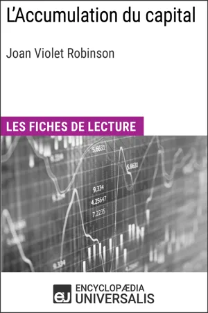 L'Accumulation du capital de Joan Violet Robinson