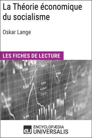 La Théorie économique du socialisme d'Oskar Lange