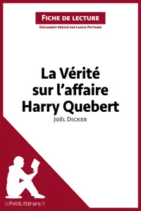 La Vérité sur l'affaire Harry Quebert de Joël Dicker_cover