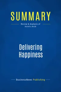 Summary: Delivering Happiness_cover