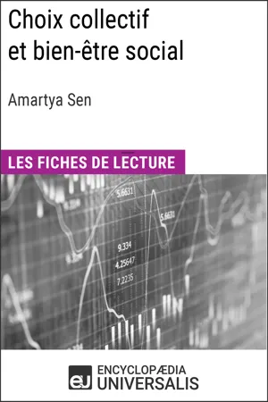 Choix collectif et bien-être social d'Amartya Sen