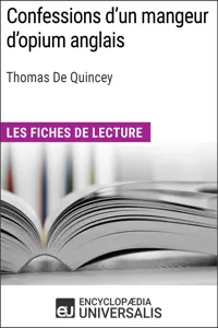 Confessions d'un mangeur d'opium anglais de Thomas De Quincey_cover