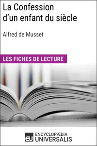 La Confession d'un enfant du siècle d'Alfred de Musset_cover