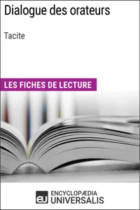 Dialogue des orateurs de Tacite_cover