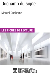 Duchamp du signe de Marcel Duchamp_cover