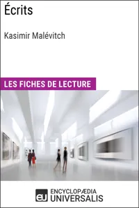 Écrits de Kasimir Malévitch_cover