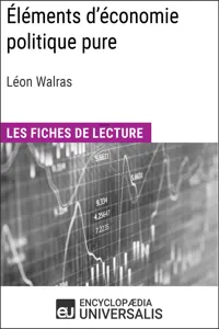 Éléments d'économie politique pure ou théorie de la richesse sociale de Léon Walras_cover