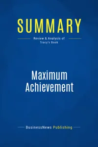 Summary: Maximum Achievement_cover