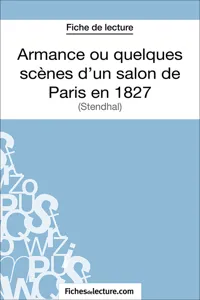 Armance ou quelques scènes d'un salon de Paris en 1827_cover