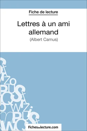 Lettres à un ami allemand