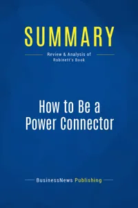 Summary: How to Be a Power Connector_cover