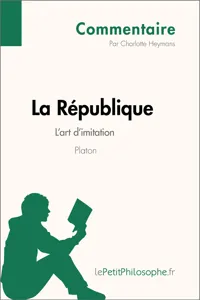 La République de Platon - L'art d'imitation_cover