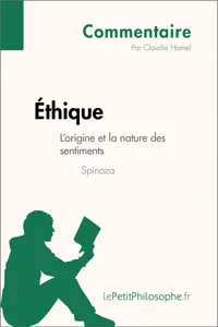 Éthique de Spinoza - L'origine et la nature des sentiments_cover