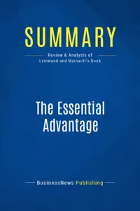 Summary: The Essential Advantage_cover