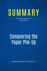 Summary: Conquering the Paper Pile-Up_cover