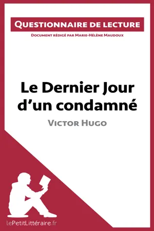 Le Dernier Jour d'un condamné de Victor Hugo