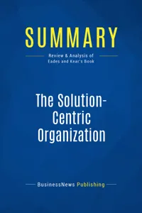 Summary: The Solution-Centric Organization_cover