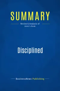 Summary: Disciplined Entrepreneurship_cover