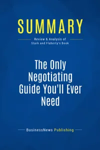 Summary: The Only Negotiating Guide You'll Ever Need_cover