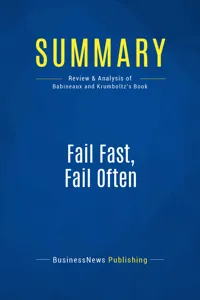 Summary: Fail Fast, Fail Often_cover