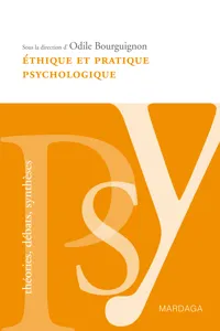 Éthique et pratique psychologique_cover