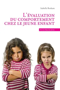 L'évaluation du comportement chez le jeune enfant_cover