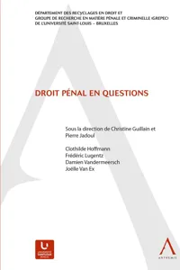 Droit pénal en questions_cover