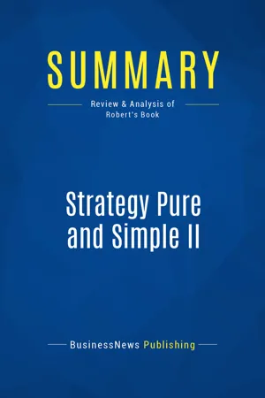 Summary: Strategy Pure and Simple II