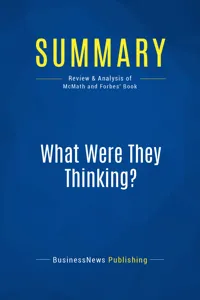 Summary: What Were They Thinking?_cover