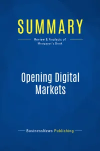 Summary: Opening Digital Markets_cover