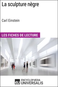 La sculpture nègre de Carl Einstein_cover