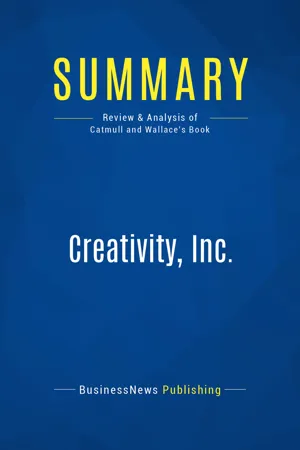 Summary: Creativity, Inc.