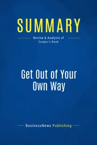 Summary: Get Out of Your Own Way_cover