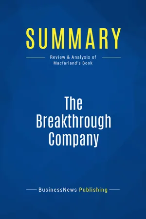 Summary: The Breakthrough Company