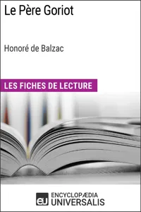 Le Père Goriot d'Honoré de Balzac_cover