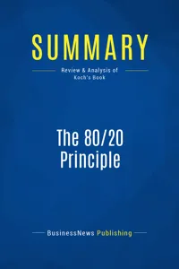 Summary: The 80/20 Principle_cover